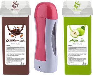GorenBliss Chocolate and Apple Roll-On Wax Refill With Hair Removal ...