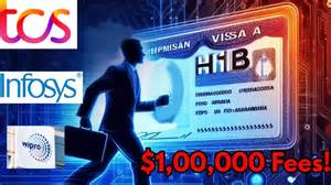 TCS Vs Infosys Vs HCL Vs Wipro: Will H-1B Visa Fee Hike To $1,00,000 ...