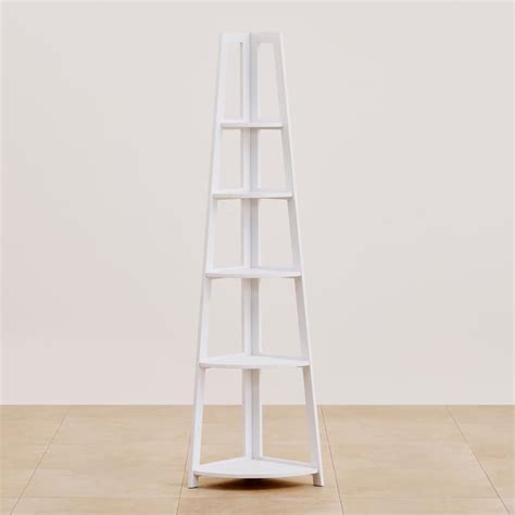 Buy Delfina NXT Corner 5-Tier Corner Book Shelf - White from Home ...