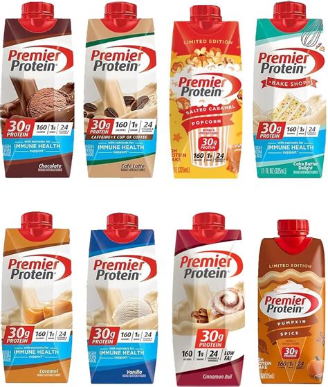 Amazon.com : Premier Protein Ready to Drink Variety Pack Shakes | 16 ...