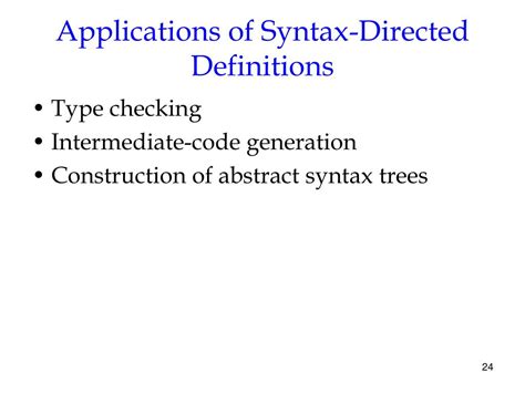 Image result for Syntax-Directed Definition
