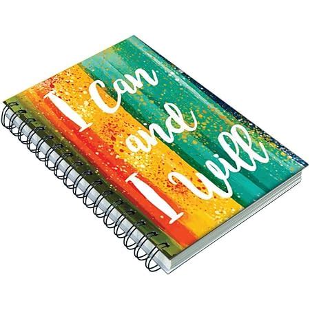 AccuPrints wiro Hard bound A5 (6 by 9 inch) wiro Notebook Diary Ruled ...