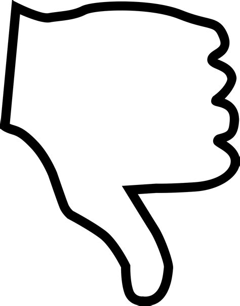 Thumbs down clipart - dogsqust