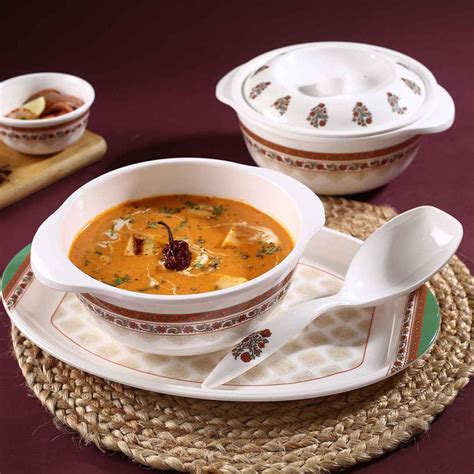 Wonderchef Venice Dinner Set Royal Red 31-Pc | Elegant Dining ...