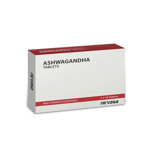 Nirvasa Ashwagandha Tablets (500mg, 10 Tabs) | Natural Ashwagandha ...