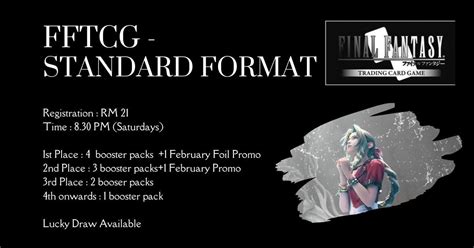 Final Fantasy TCG weeklies at Weatherlight!, 29-1,Jalan USJ 10/1A ...