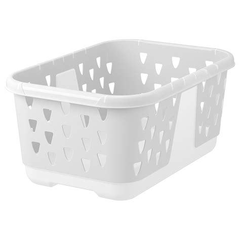 BLASKA clothes-basket, white, 36 l (10 gallon) - IKEA