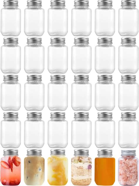 Amazon.com: GPK4ALL 2oz Mason Jar with Silver Lid for Honey Jam Spice ...