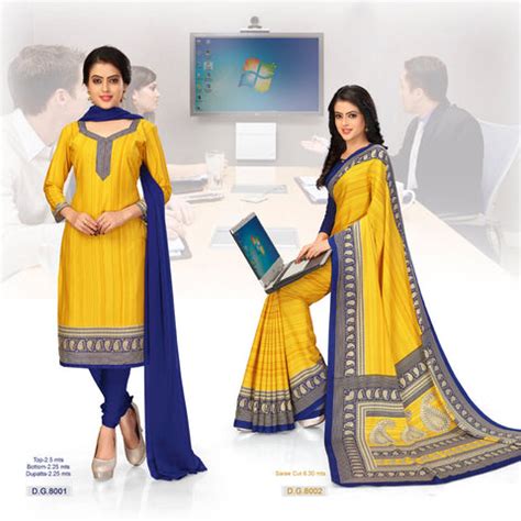 Satish Silk Mills | Uniform Saree | Teacher Uniform Saree