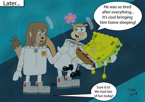 Eda Sandy and SpongeBob by iedasb on DeviantArt