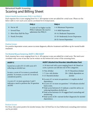 Fillable Online Validation of PHQ-2 and PHQ-9 to Screen for Major ...