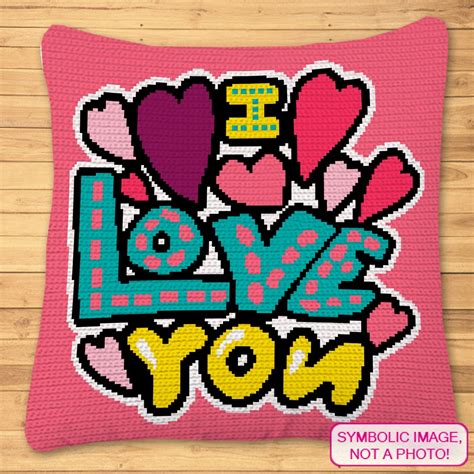 Image result for Crochet Graphgan Love Pattern
