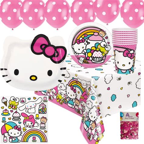 Amazon.com: Hello Kitty Party Supplies - Hello Kitty Plates and Napkins ...