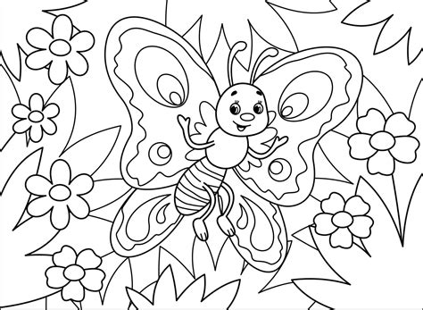 Butterfly Coloring Page