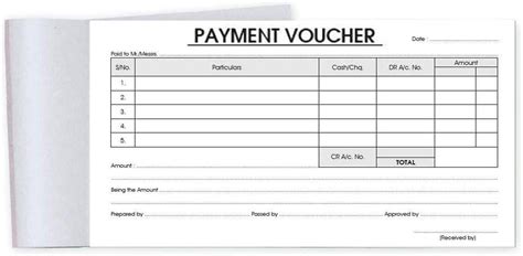 MARKQ Payment Voucher Book, 50 Sheets, For Shops Small Business ...