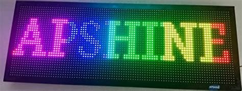 APSHINE P10 Led Moving/Scrolling Messenger Advertising Display Board ...