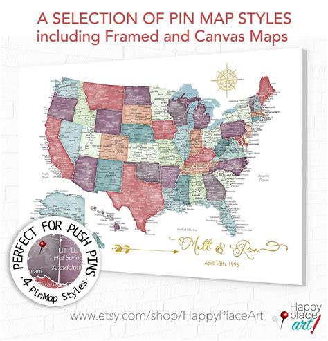 Us Map with Pins 的图像结果
