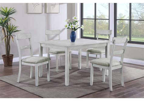 Henderson 5 - Pk Dinette Set Darkwood Ivan Smith Furniture
