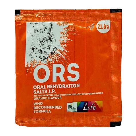 Apollo Pharmacy ORS Orange Flavour Powder, 21.8 gm Price, Uses, Side ...