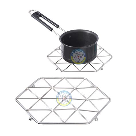 Cosmos Stainless Steel Hexagon Hot Pot Stand for Kitchen | Dining Table ...