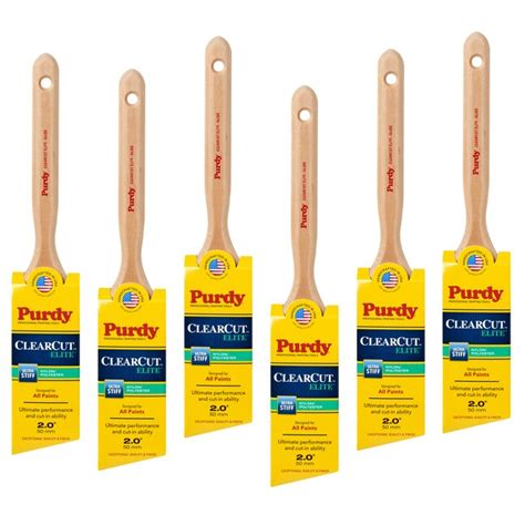 Purdy Clearcut Elite 2-in Reusable Nylon- Polyester Blend Angle General ...