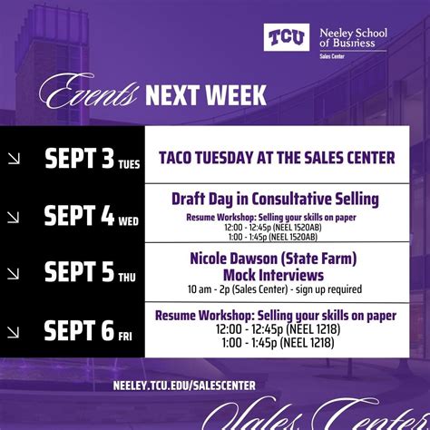 🌟 Week 3 at the TCU Sales Center is packed with excitement and growth ...