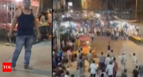 Karnataka man threatens people with sword, knife; shot at | Hubballi ...