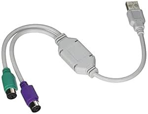 Ananaya Computer USB Male to PS2 Female Adapter Cable Cord USB to PS2 ...