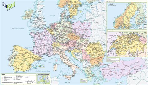 Map Of Europe Train Routes