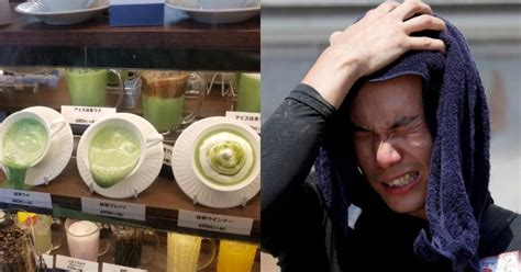 This Picture Of Melting Plastic Matcha Latte Shows Just How Hot It Is ...