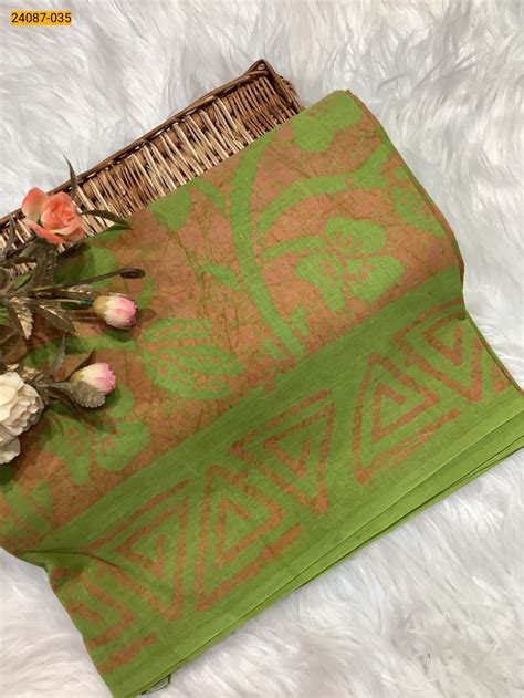 Batik Print Cotton sarees
