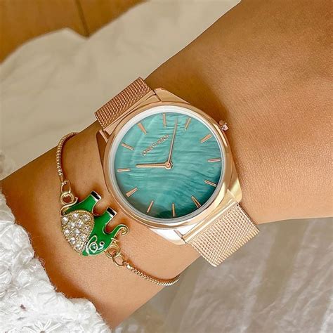 Buy Joker & Witch Eudora Rose Gold Watch Bracelet Stack (L) Online