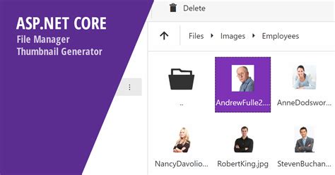Asp.net Core File Manager 的图像结果