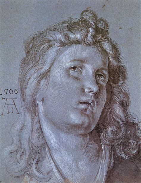 Head of an Angel (1506) by Albrecht Durer – Artchive