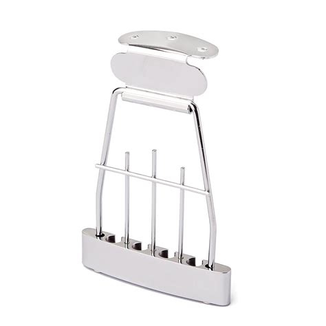 ⚡️Buy Maxbell Chrome 4 String Trapeze Tailpiece for Archtop Jazz Bass ...