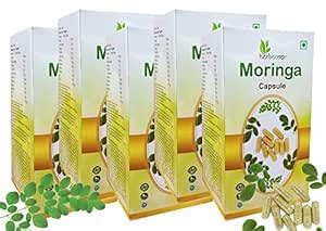Buy Herbonoor Oragnic Moringa Capsule 300 / Drumstick Capsule/Sahjan ...