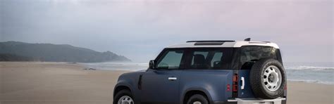 Download wallpaper Land Rover, beach, Defender, Land Rover Defender 90 ...
