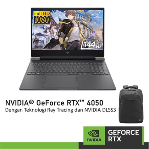 Promo HP Victus 15 FB2555AX RTX 4050 - RYZEN 7 8845HS 8GB 512GB OHS 15. ...