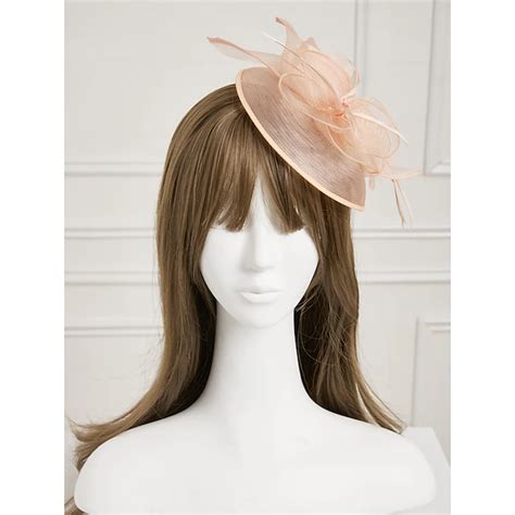 Feathers Net Fascinators Kentucky Hats Headpiece with Feather Cap ...