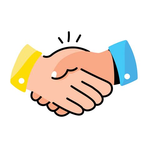 Business Handshake Sticker 的图像结果