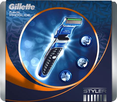 Geschenkset Gillette Fusion ProGlide Styler Rasierer plus Gratis ...