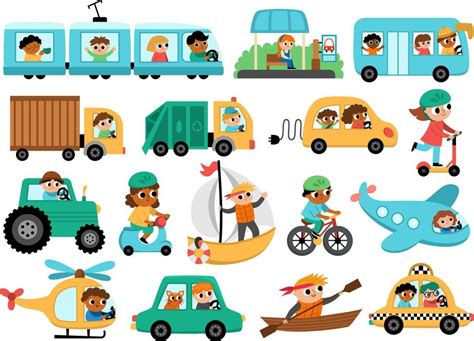 Transportation Cartoon 的图像结果