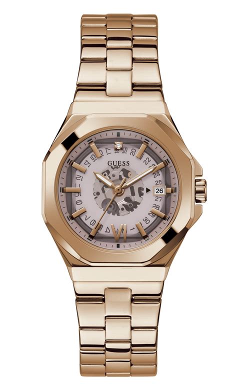 Guess Empress Rose gold Round Dial Quartz Women Watch - GW0551L3 - At ...