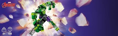 LEGO Marvel Hulk Mech Armor 76241 Building Toy Set