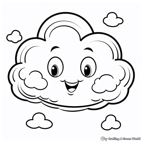 Cloud Coloring Pages - Free & Printable!