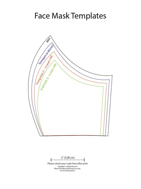 Free Download Printable Face Mask Pattern 的图像结果