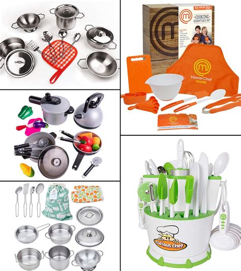 Sl Chef Set For Kids, Adjustable Cooking Apron Toddler, Children ...