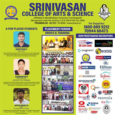 Srinivasan College of Arts & Science | Perambalur - 621212