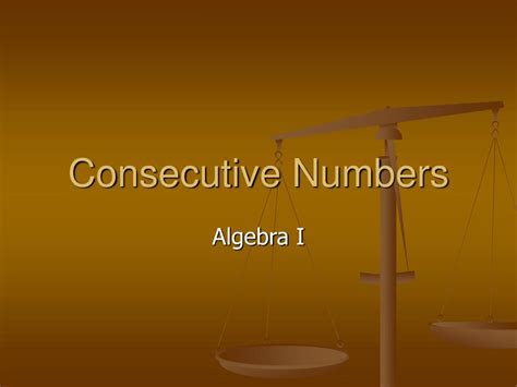 Image result for Consecutive Numbers Test