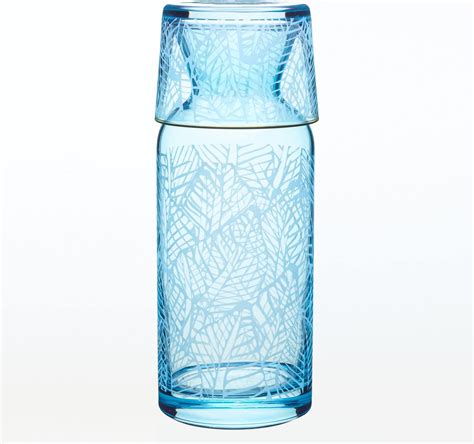 Wrenbury Bedside Water Carafe and Glass Set for Nightstand - Mouthwash ...